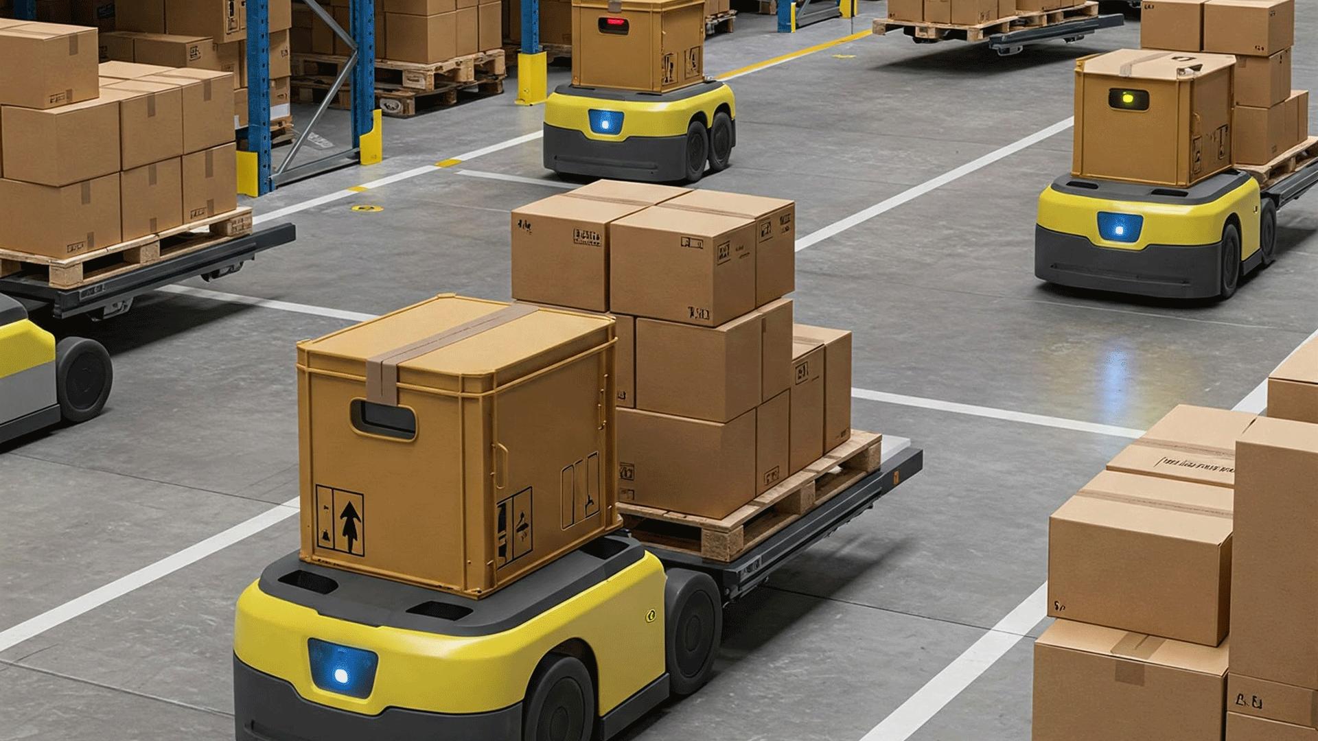 Ứng dụng robot trong logistics và kho vận