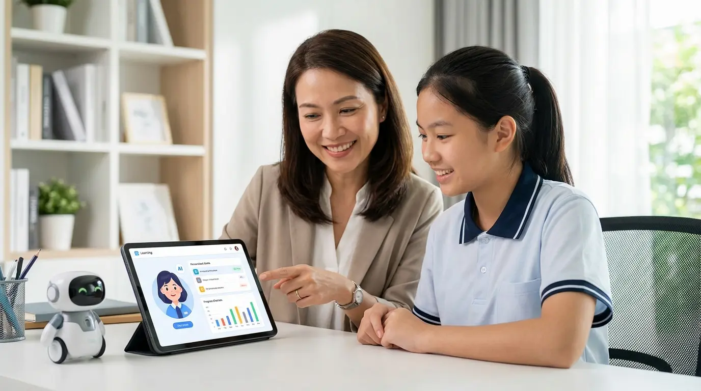 AI cũng có thể gợi ý bài luyện tập tại nhà hoặc kế hoạch ôn tập nhẹ nhàng hơn. 