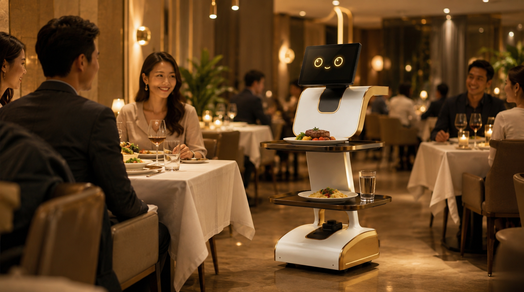 Trong tương lai, các dòng robot phục vụ sẽ ngày càng thông minh, linh hoạt và được ứng dụng rộng rãi hơn trong nhiều cửa hàng.