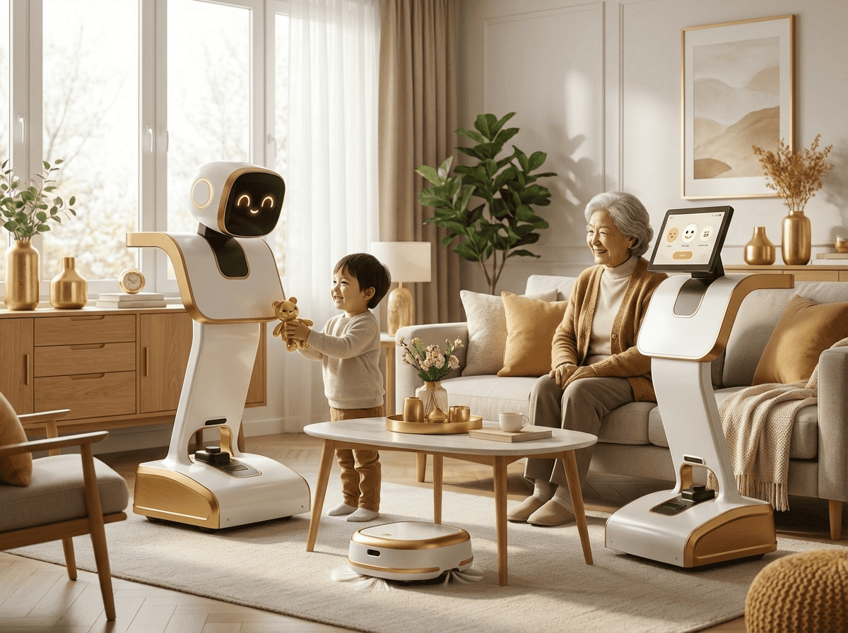 robot gia đình không còn là sản phẩm dành riêng cho phân khúc cao cấp mà đang dần phổ biến hơn với người tiêu dùng phổ thông