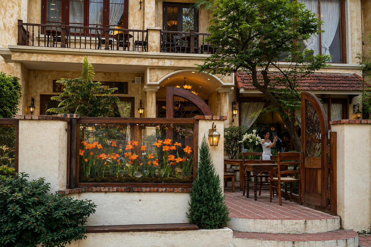 Lối Nhỏ Kafe mang đúng tinh thần của cái tên khi đưa khách đến với một không gian bình yên, tách biệt khỏi nhịp sống hối hả của thành phố