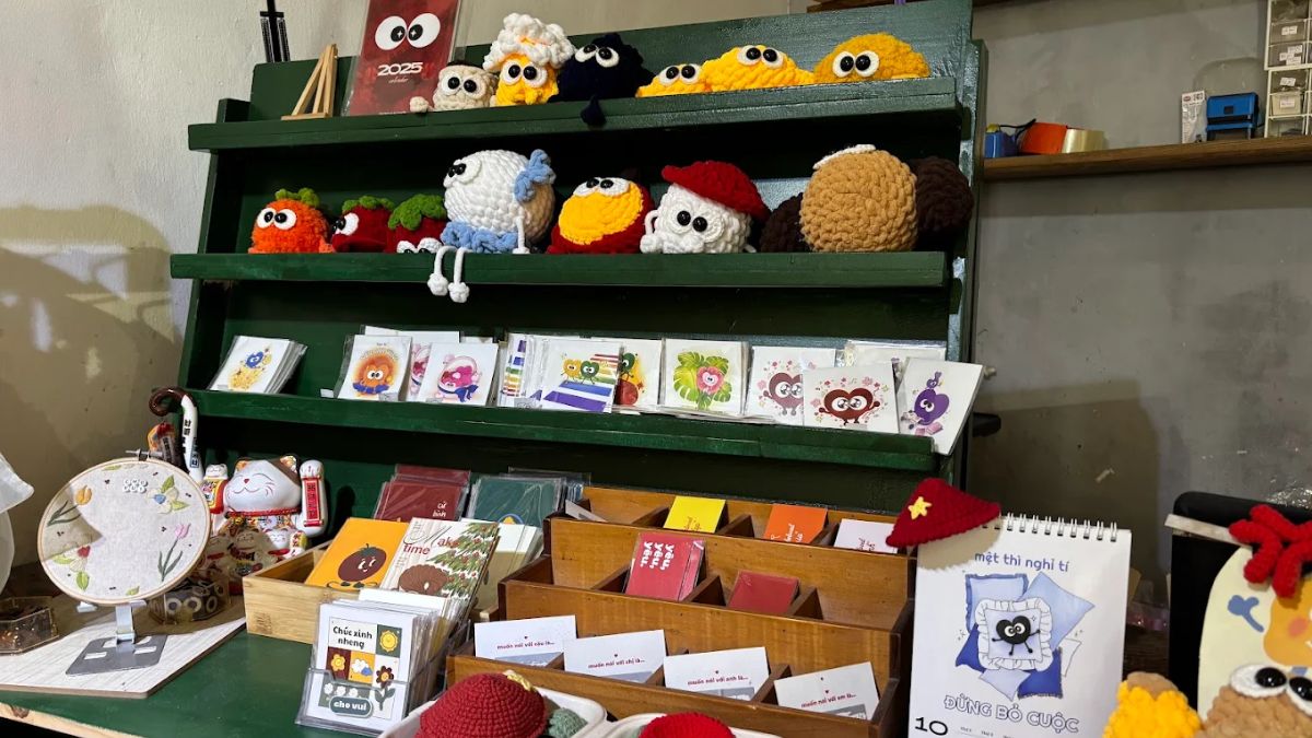 Cho Vui Craft nổi bật nhờ không gian sáng tạo trẻ trung và loạt hoạt động handmade đa dạng