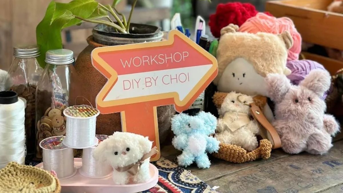 CHOI Workshop là địa điểm workshop handmade nổi tiếng với những gấu bông cực kỳ độc đáo và đáng yêu.