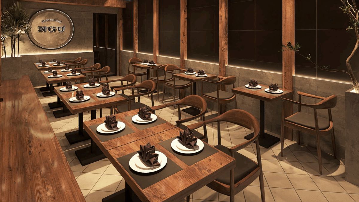 Ngư Cooking Class gây ấn tượng ngay từ cái nhìn đầu tiên với không gian sang trọng, chuyên nghiệp