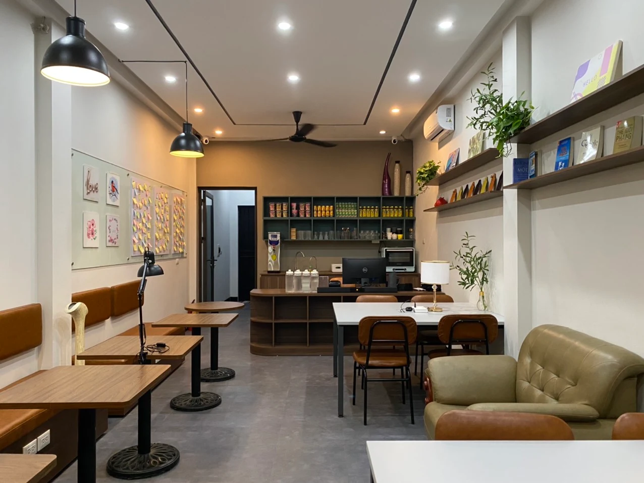 On Time Study là mô hình study space kết hợp cà phê được rất nhiều sinh viên các trường đại học khu vực Cầu Giấy