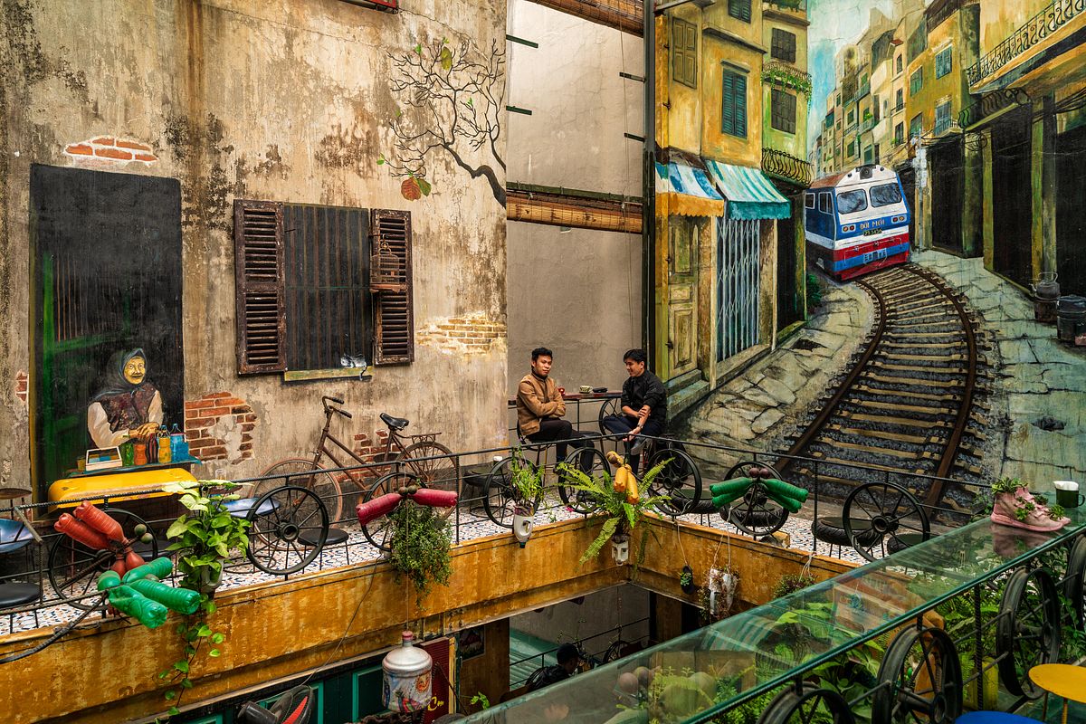 "khu vườn bí mật" giữa lòng phố cổ