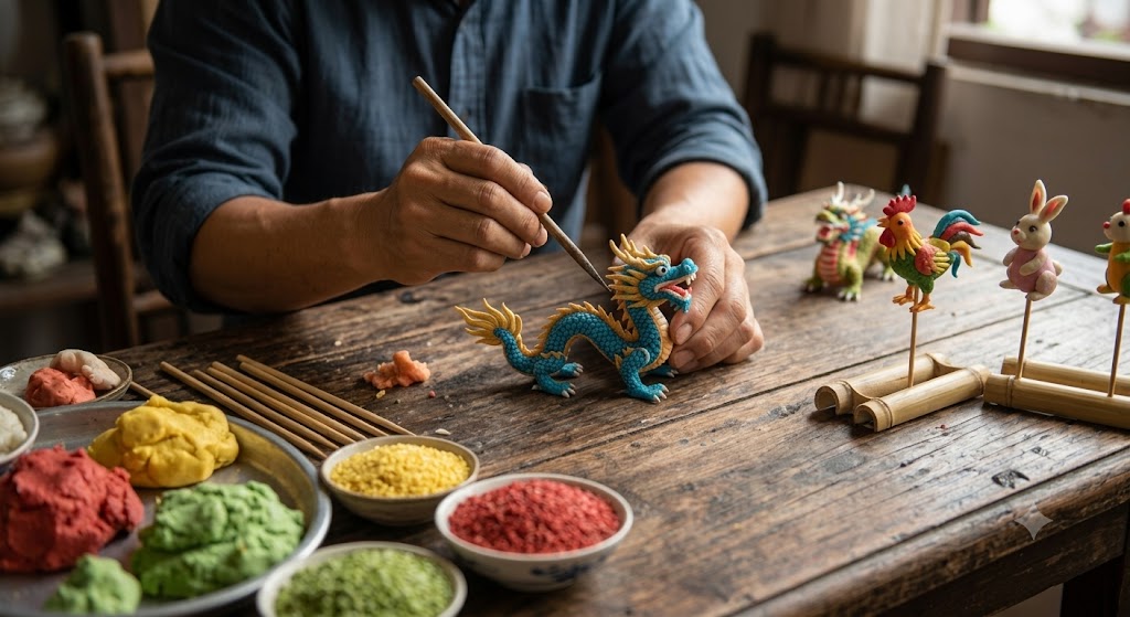 làm đồ chơi truyền thống (đèn ông sao, ông tiến sĩ giấy