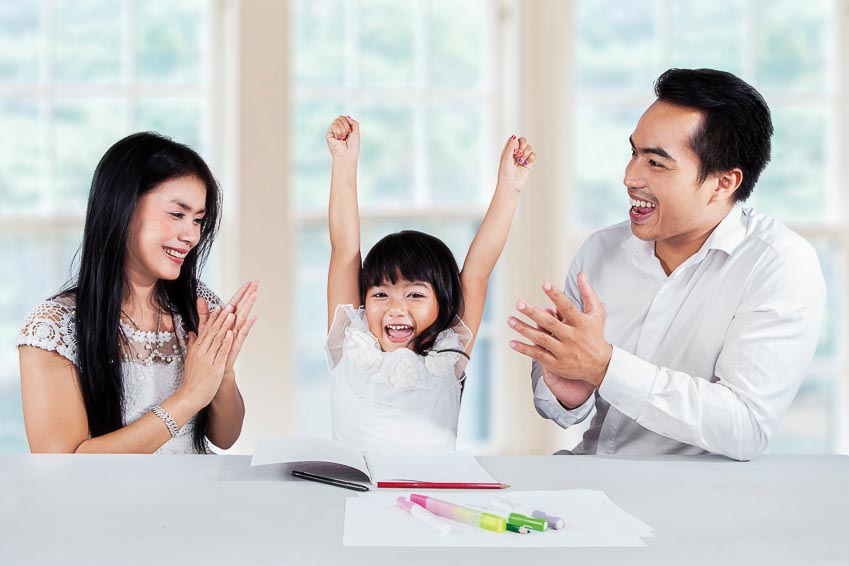hãy ghi nhận những hành vi tích cực trong quá trình học.