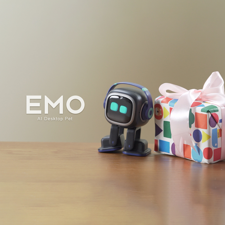EMO là robot AI để bàn nổi bật với thiết kế hiện đại và khả năng tương tác thông minh.